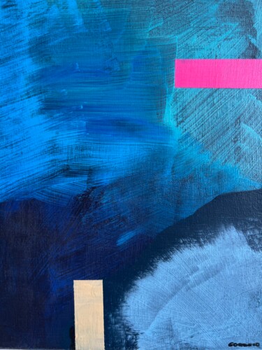 Painting titled "Marine Lace J" by Gordeco®, Original Artwork, Acrylic