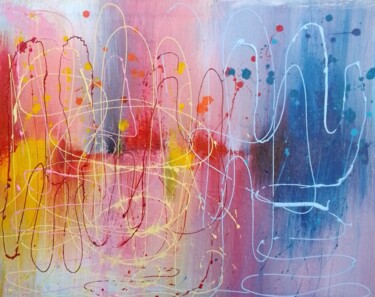 Painting titled "Road to paradise" by Samuel Kizza, Original Artwork, Acrylic