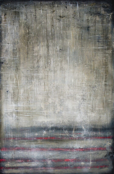 Stairs in the rain. Abstract Painting Painting titled "Stairs in the rain.…" by Leon Grossmann, Original Artwork, Acrylic