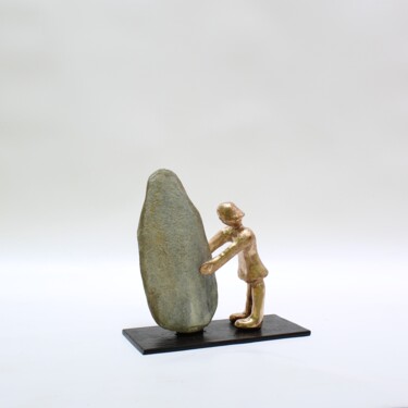 雕塑 标题为“Menhir (n°347)” 由Didier Fournier, 原创艺术品, 青铜