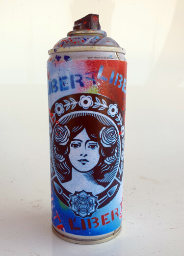 雕塑 标题为“PyB Bombe LIBERTY O…” 由Pyb, 原创艺术品, 金属