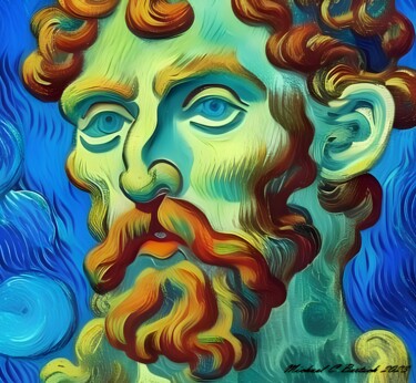 Digital Arts titled "Poseidon" by Michael C Bertsch, Original Artwork, 2D Digital Work