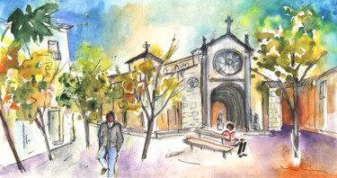 Painting titled "Avila 06" by Miki De Goodaboom, Original Artwork, Watercolor
