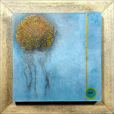 Peinture intitulée "#179 "Cloudy"" par Gwoo Milord, Œuvre d'art originale, Acrylique Monté sur Châssis en bois