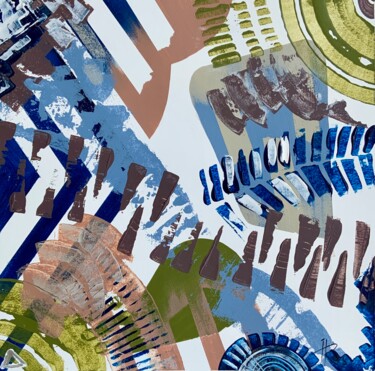 Movement continues, life continues, the city lives 2 绘画 标题为“Movement continues,…” 由Iryna Rets, 原创艺术品, 丙烯