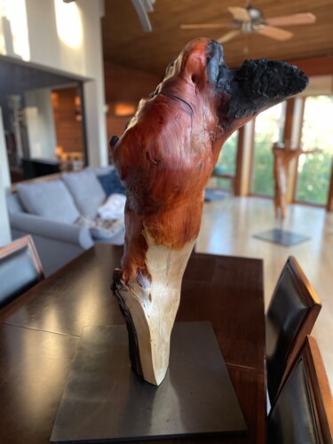 "Burnt Tree Sculpture" başlıklı Heykel Matt Christine tarafından, Orijinal sanat, Ahşap