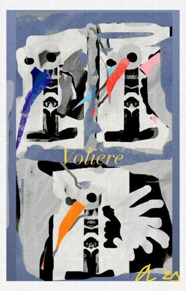 Arts numériques intitulée "Prison" par Rossi Roberto, Œuvre d'art originale, Peinture numérique