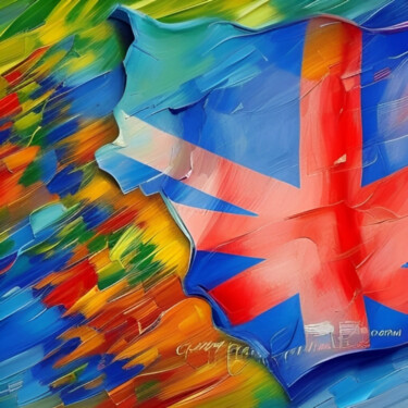 数字艺术 标题为“Abstractx” 由Isra, 原创艺术品, AI生成的图像