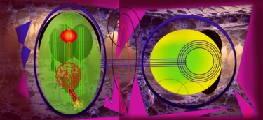 Digital Arts titled "Space Oddity" by Marc Bulyss, Original Artwork, Digital Painting