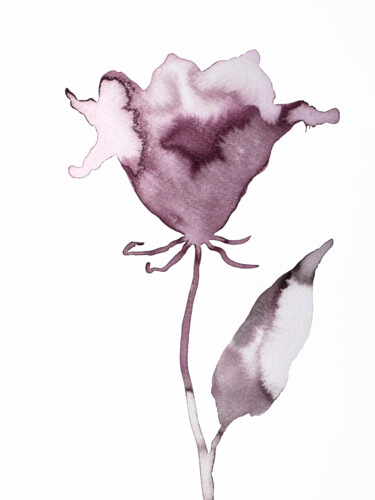 Rose No. 8 "Rose No. 8" başlıklı Tablo Elizabeth Becker tarafından, Orijinal sanat, Mürekkep