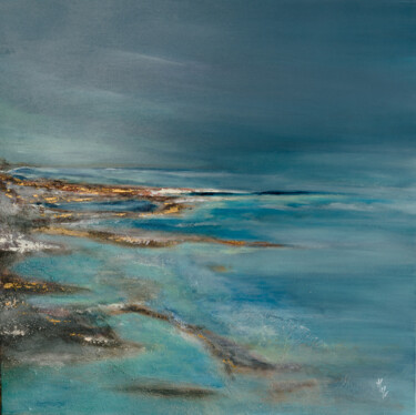 Peinture intitulée "MAREE" par Henri Lotz, Œuvre d'art originale, Acrylique Monté sur Châssis en bois