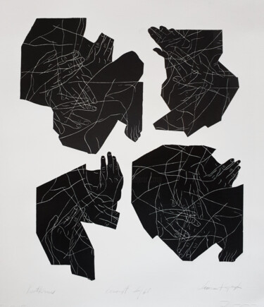 印花与版画 标题为“Partkraw” 由Luiza Kasprzyk, 原创艺术品, Linocuts