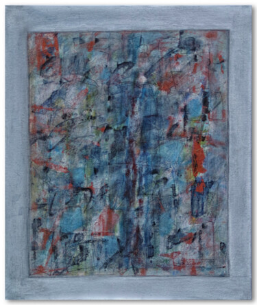 Peinture intitulée "Sans titre- Numérot…" par Juliette Gallas, Œuvre d'art originale, Acrylique Monté sur Châssis en bois