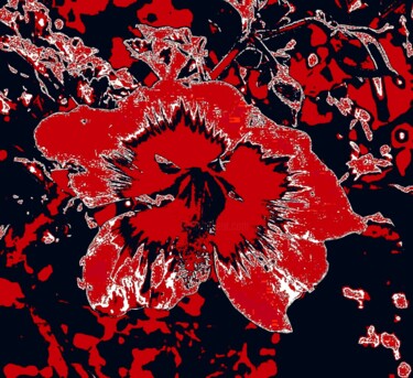 「Glowing Lines」というタイトルのデジタルアーツ Troy Wilson-Ripsomによって, オリジナルのアートワーク, 操作する