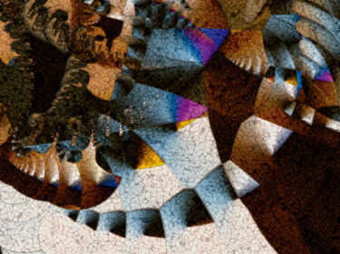 Caracoles 2/XL large original artwork Digital Arts titled "Caracoles 2/XL larg…" by Javier Diaz, Original Artwork, Digital Print