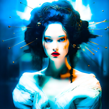 数字艺术 标题为“Crowned” 由Andrea Tscherbner, 原创艺术品, AI生成的图像