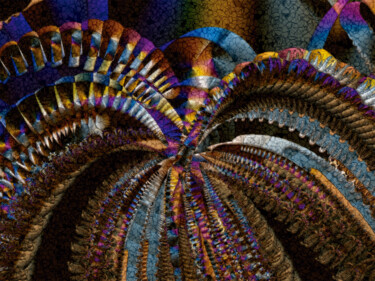 Fuegos de artificio/XL large original artwork Digital Arts titled "Fuegos de artificio…" by Javier Diaz, Original Artwork, Digital Print