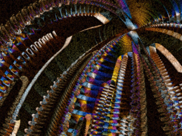 Fuegos de artificio 3/XL large original artwork Digital Arts titled "Fuegos de artificio…" by Javier Diaz, Original Artwork, Digital Print