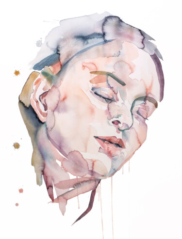 Subconscious No. 3 Painting titled "Subconscious No. 3" by Elizabeth Becker, Original Artwork, Watercolor