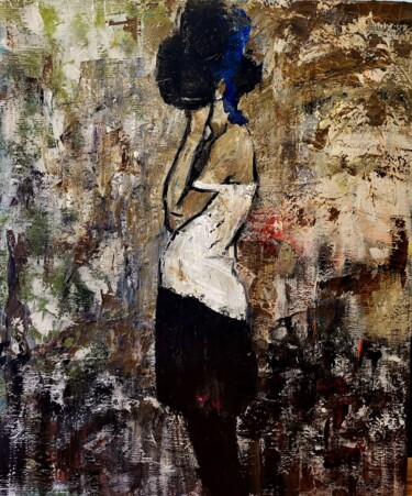 绘画 标题为“ORPHANE” 由Lidia Zadeh Petrescu, 原创艺术品, 丙烯