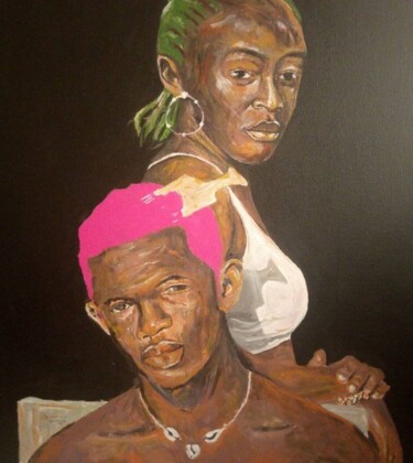 Schilderij getiteld "Dream" door Charles Yemming, Origineel Kunstwerk, Acryl