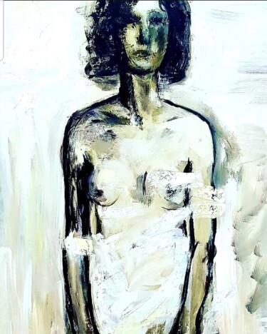 绘画 标题为“NUD” 由Lidia Zadeh Petrescu, 原创艺术品, 丙烯