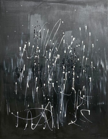 A flux of coincidences. Part 2. Peinture intitulée "A flux of coinciden…" par Ellen R, Œuvre d'art originale, Acrylique Monté sur Châssis en bois