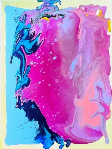 Dawn Splash Painting titled "Dawn Splash" by Troy Wilson-Ripsom, Original Artwork, Acrylic Mounted on Wood Stretcher frame