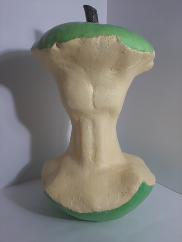Scultura intitolato "THE FORBIDDEN FRUIT…" da Fournier, Opera d'arte originale, Resina