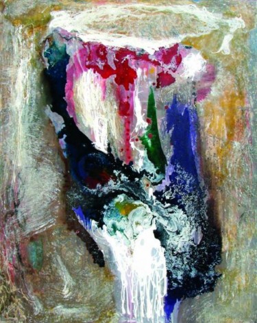 Peinture intitulée "NOITARUGIF 1" par Ethel Muniz, Œuvre d'art originale