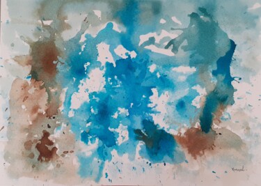 Peinture intitulée "Inspiration VI" par Anval, Œuvre d'art originale, Encre