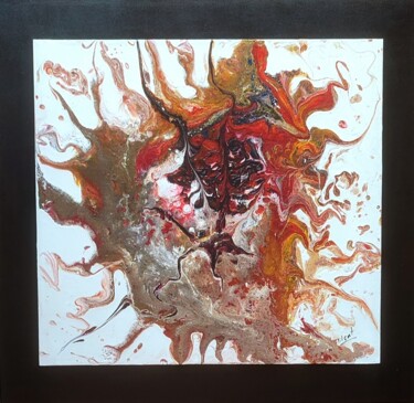 Painting titled "Esperma Fallido" by Montserrat Garcia Falco, Original Artwork, Acrylic