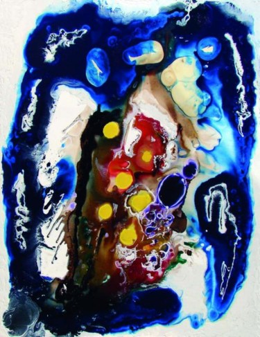 Peinture intitulée "NOITARUGIF 4" par Ethel Muniz, Œuvre d'art originale