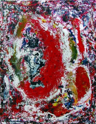 Peinture intitulée "NOITARUGIF 5" par Ethel Muniz, Œuvre d'art originale