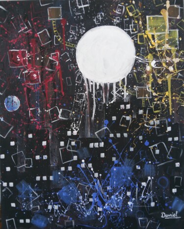 Recuerdos de una noche olvidada Schilderij getiteld "Recuerdos de una no…" door Daniel Portales, Origineel Kunstwerk, Acryl