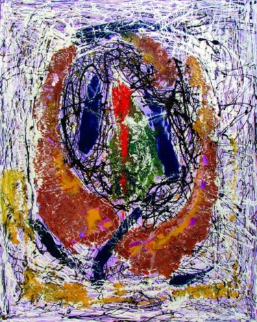 Peinture intitulée "NOITARUGIF 10" par Ethel Muniz, Œuvre d'art originale