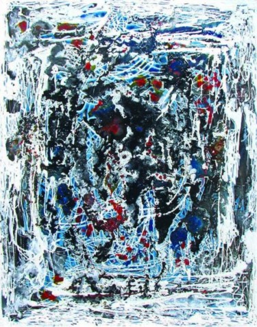 Peinture intitulée "NOITARUGIF 11" par Ethel Muniz, Œuvre d'art originale