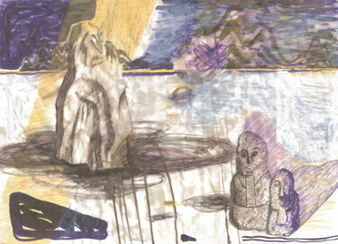 图画 标题为“On the other beauti…” 由Margarita Suliaeva, 原创艺术品, 墨