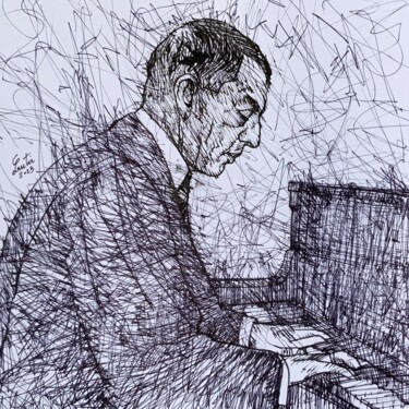 图画 标题为“RACHMANINOFF (2)” 由Lautir, 原创艺术品, 墨