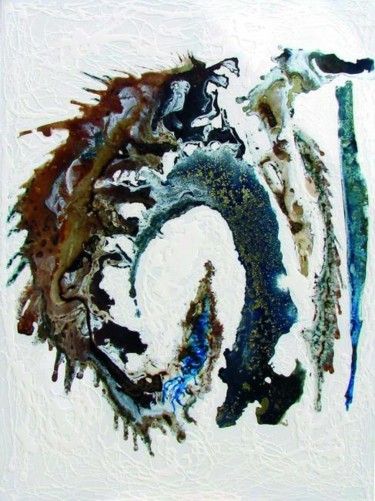 Peinture intitulée "NOITARUGIF 12" par Ethel Muniz, Œuvre d'art originale