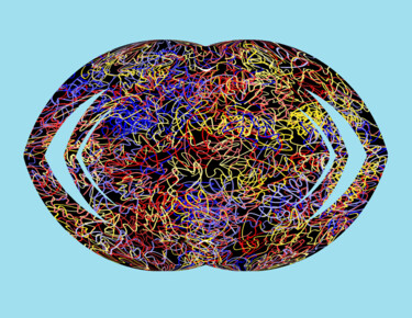 Digital Arts titled "Symmetry #1772" by Jeb Gaither, Original Artwork, 2D Digital Work
