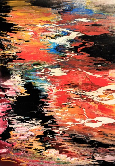 绘画 标题为“Everything is newly…” 由Felix Günther, 原创艺术品, 丙烯