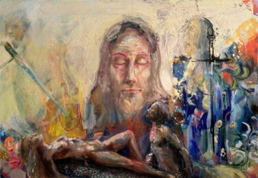 "L'épée de Pouvoir" başlıklı Tablo Gilles Glaçon tarafından, Orijinal sanat, Akrilik