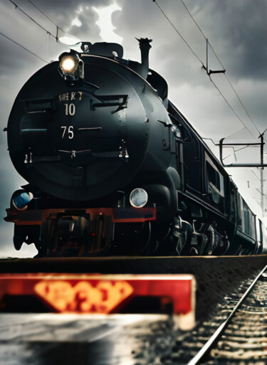 数字艺术 标题为“train” 由Melih Ortatepe, 原创艺术品, 数字油画
