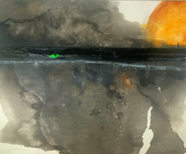 the island with the sun in black sun