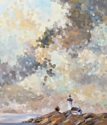 Pontusval Peinture intitulée "Pontusval" par Nadia Lysakowska, Œuvre d'art originale, Acrylique Monté sur Châssis en bois