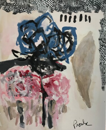 绘画 标题为“"Des fleurs pour Zi…” 由Johanne Proulx, 原创艺术品, 丙烯