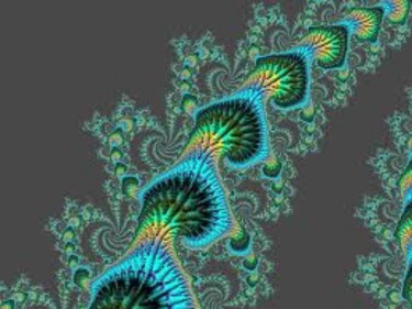 Digital Arts titled "Green blue" by Equal Page, Original Artwork, AI generated image