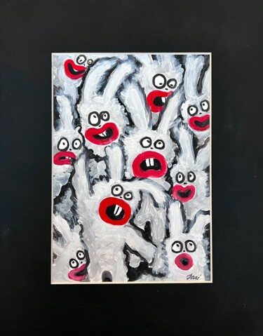 Painting titled "Everything will be…" by Daria Akhapkina, Original Artwork, Acrylic Mounted on Cardboard