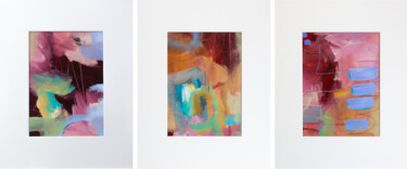 Fruits de la passion (triptyque) 绘画 标题为“Fruits de la passio…” 由Chantal Proulx, 原创艺术品, 丙烯